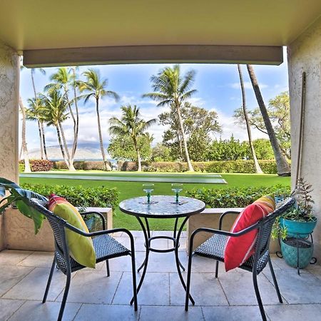 Ocean-View Kihei Condo With Lanai Steps To Beach! Exterior foto